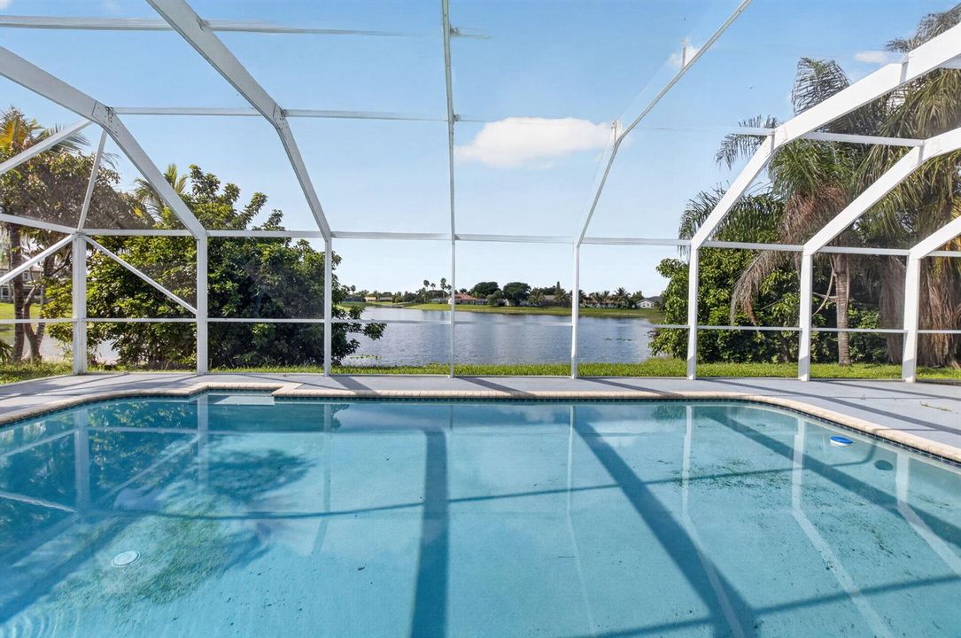 Pool & Long lake views