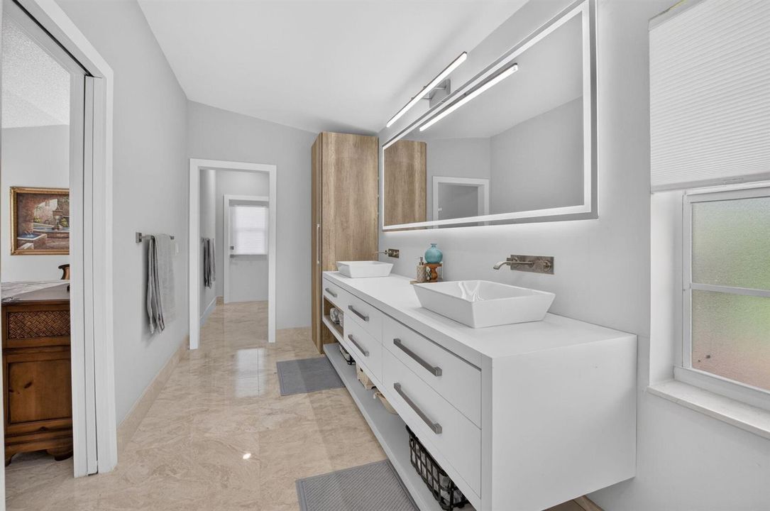 Primary walk in shower