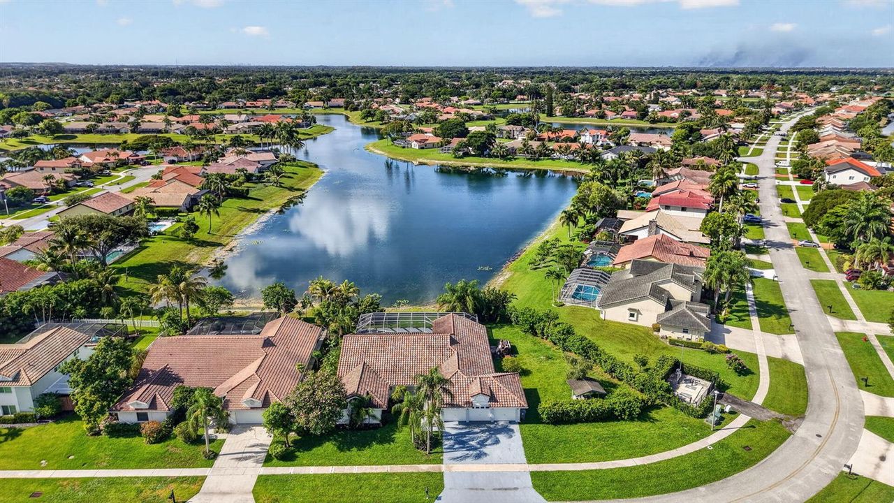 Large back yard