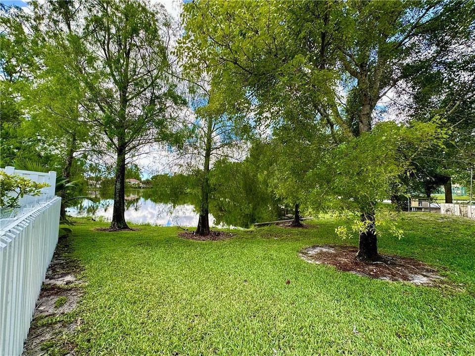 Garden by Lake