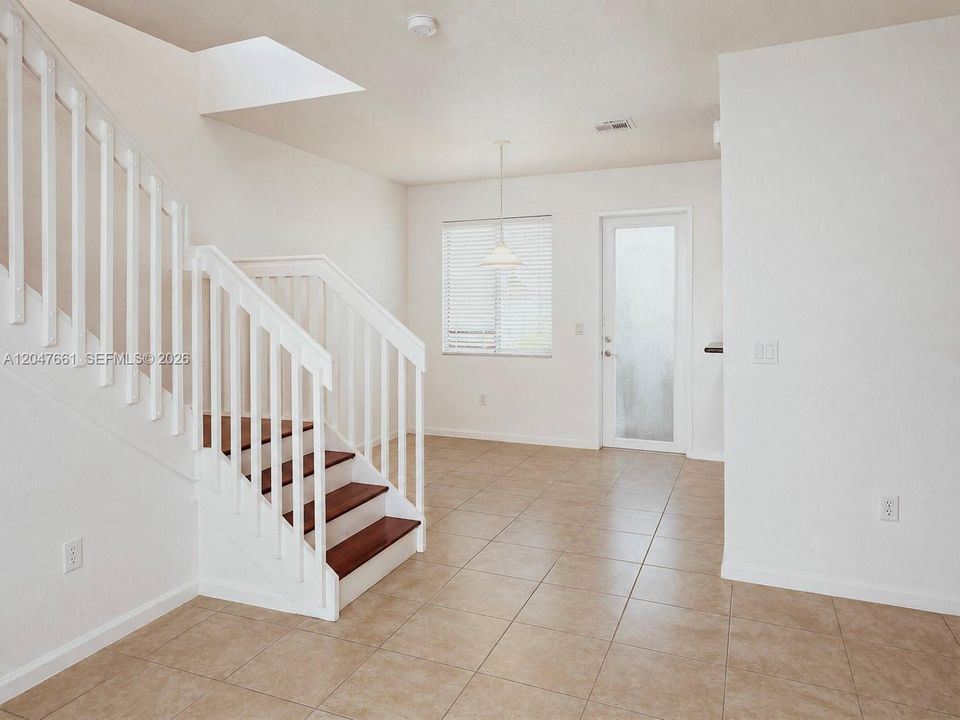 Bright dining area with seamless flow to the kitchen.
