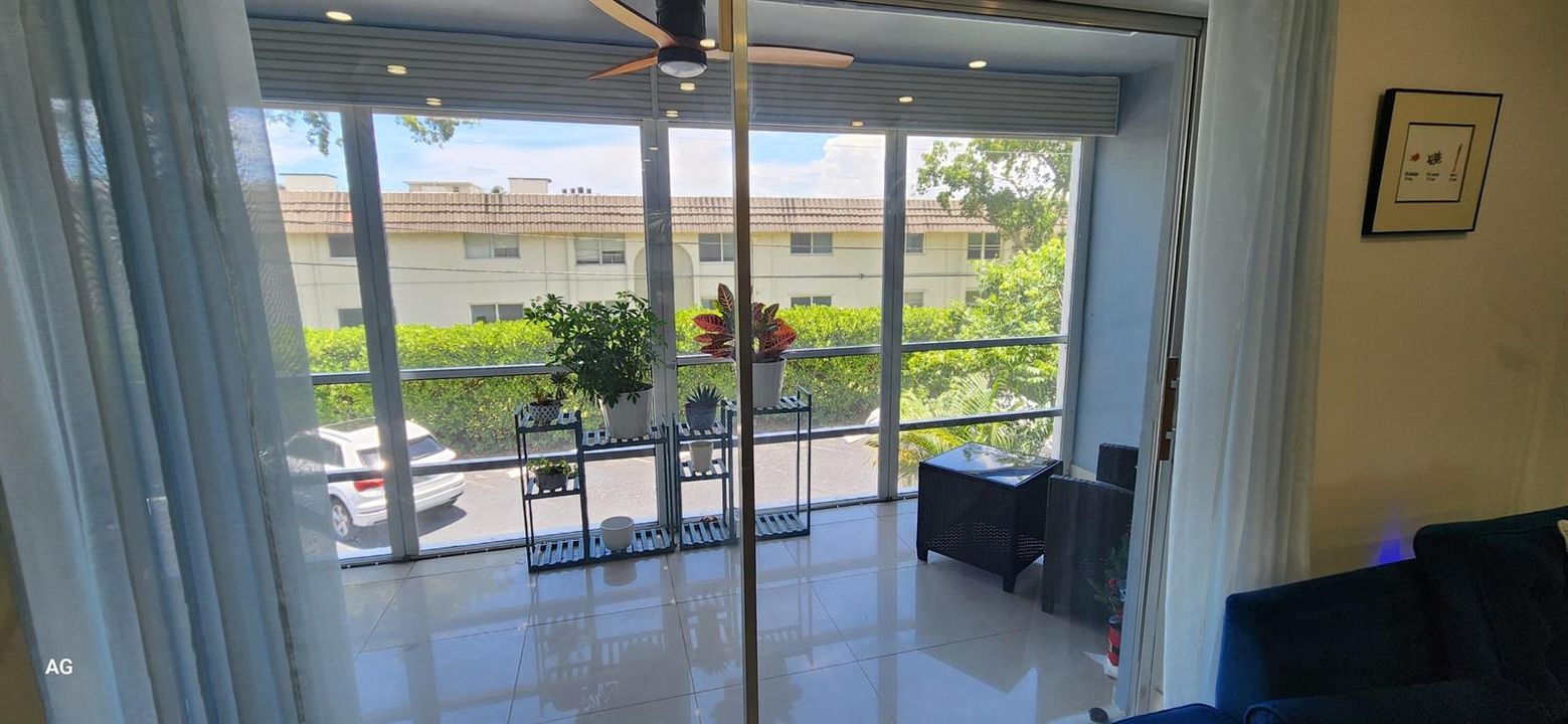Patio access from Living area