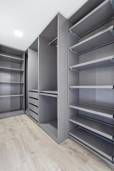 Primary closet