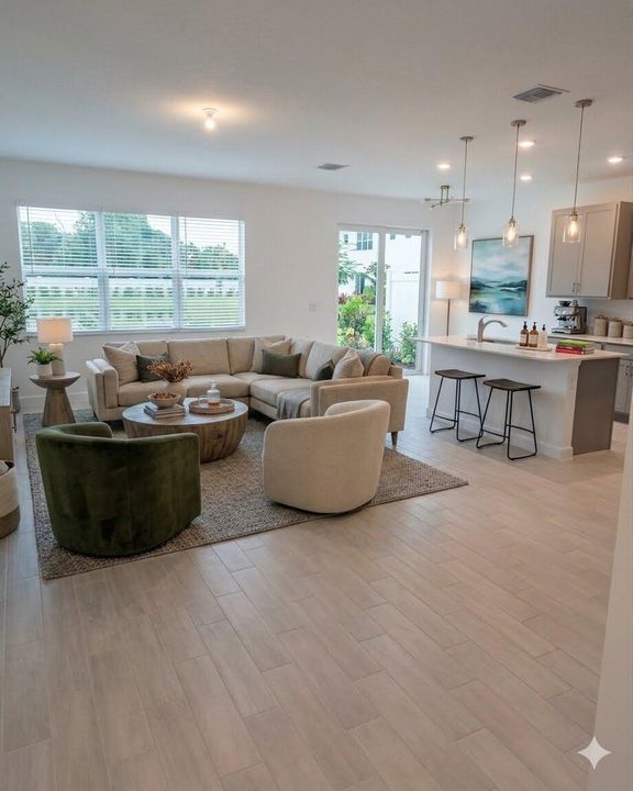staged living by AI
