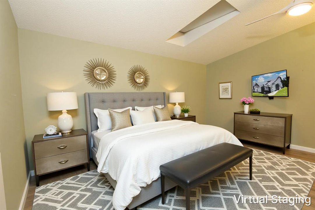 Virtual Staged Guest Bedroom