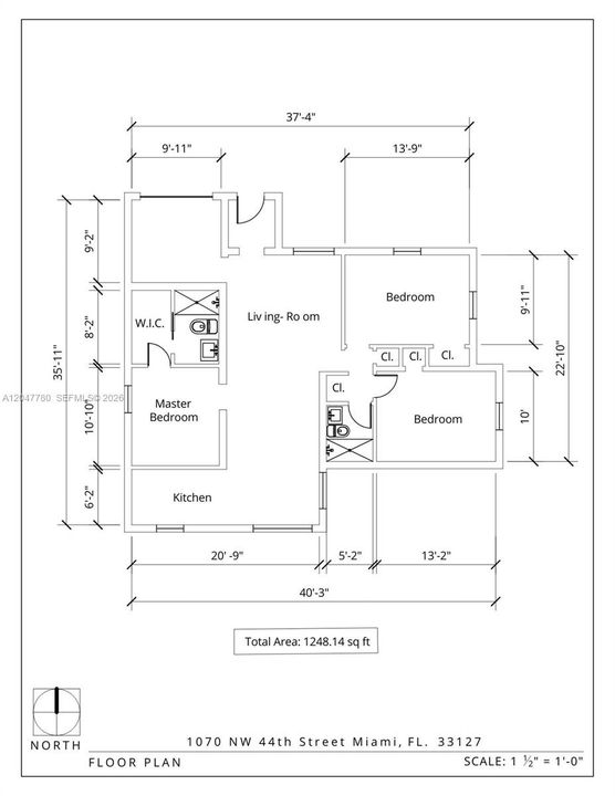 For Sale: $599,000 (3 beds, 2 baths, 1248 Square Feet)