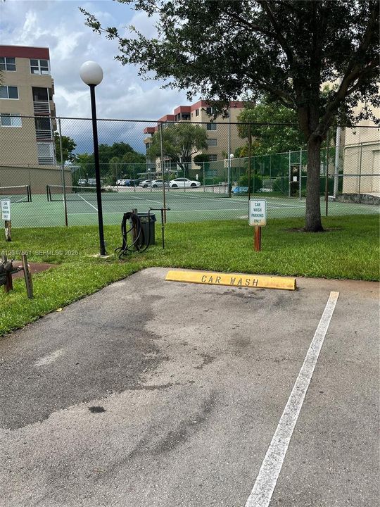 Car wash area