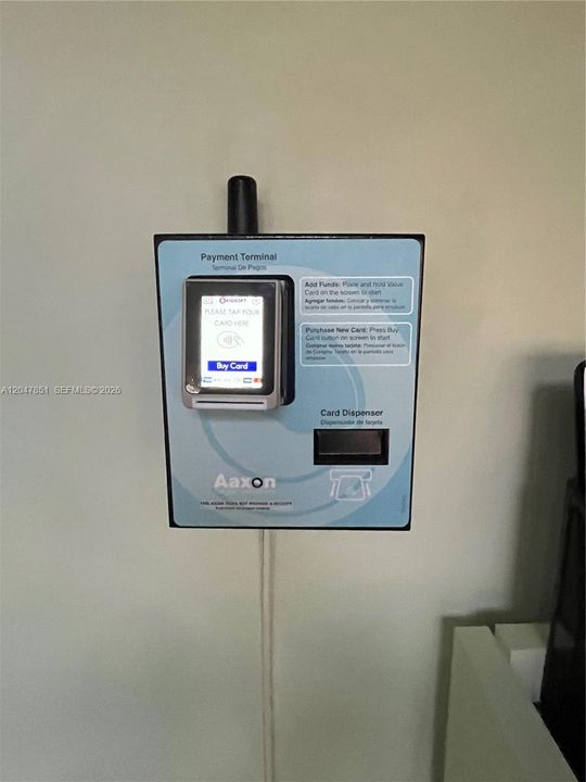 Laudry card system for convenience