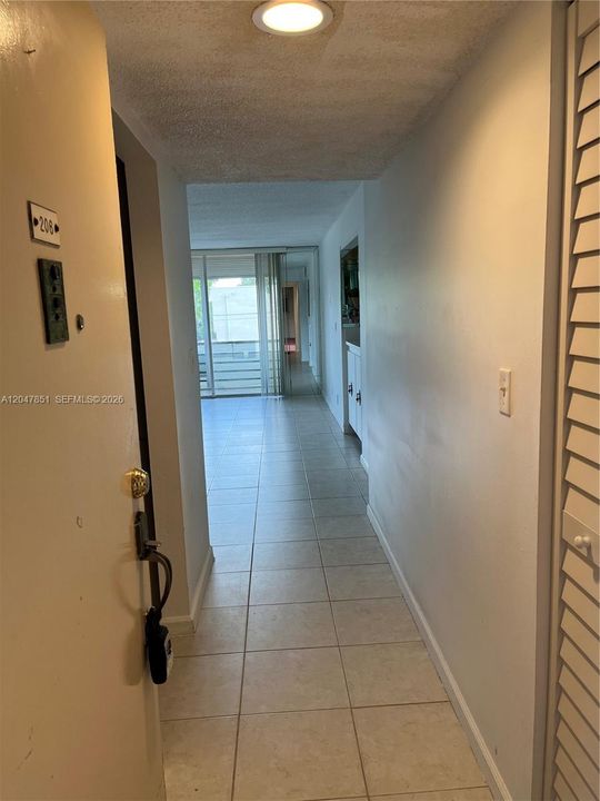 Unit entrance view