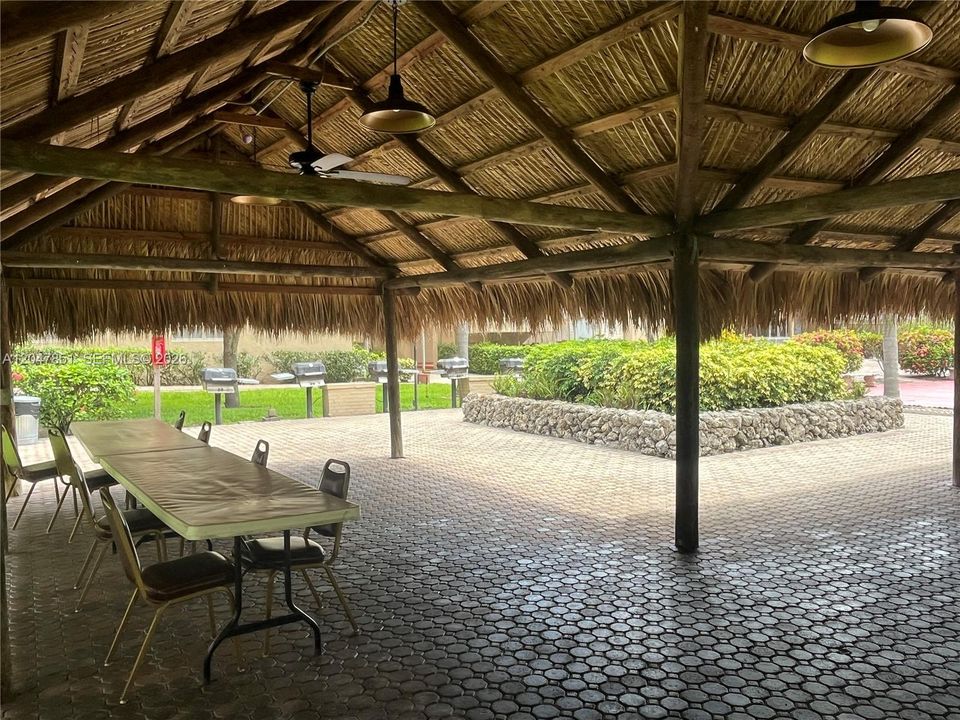 Gazebo area by pool area