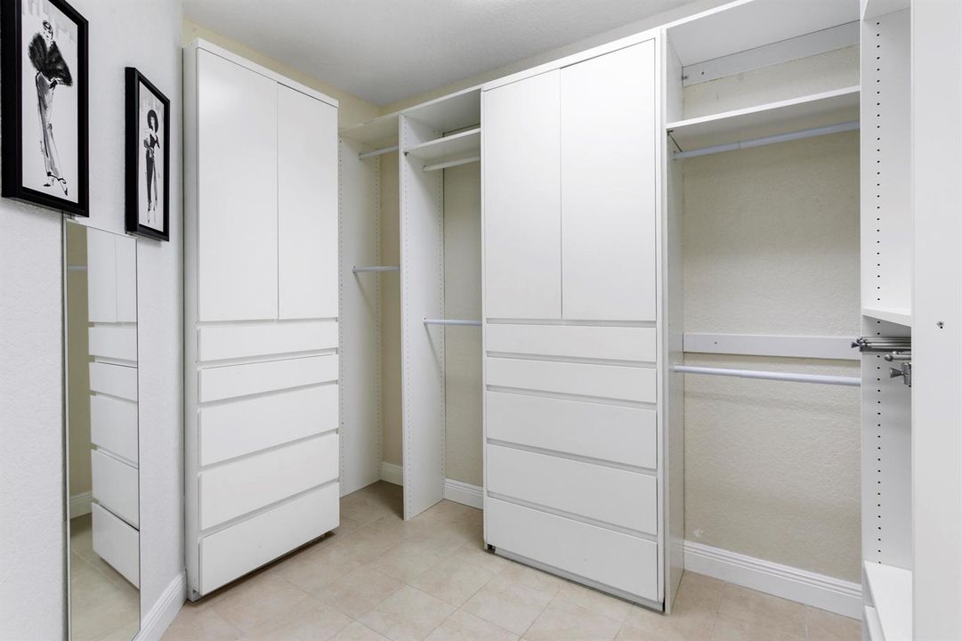 Master Walk-in Closet