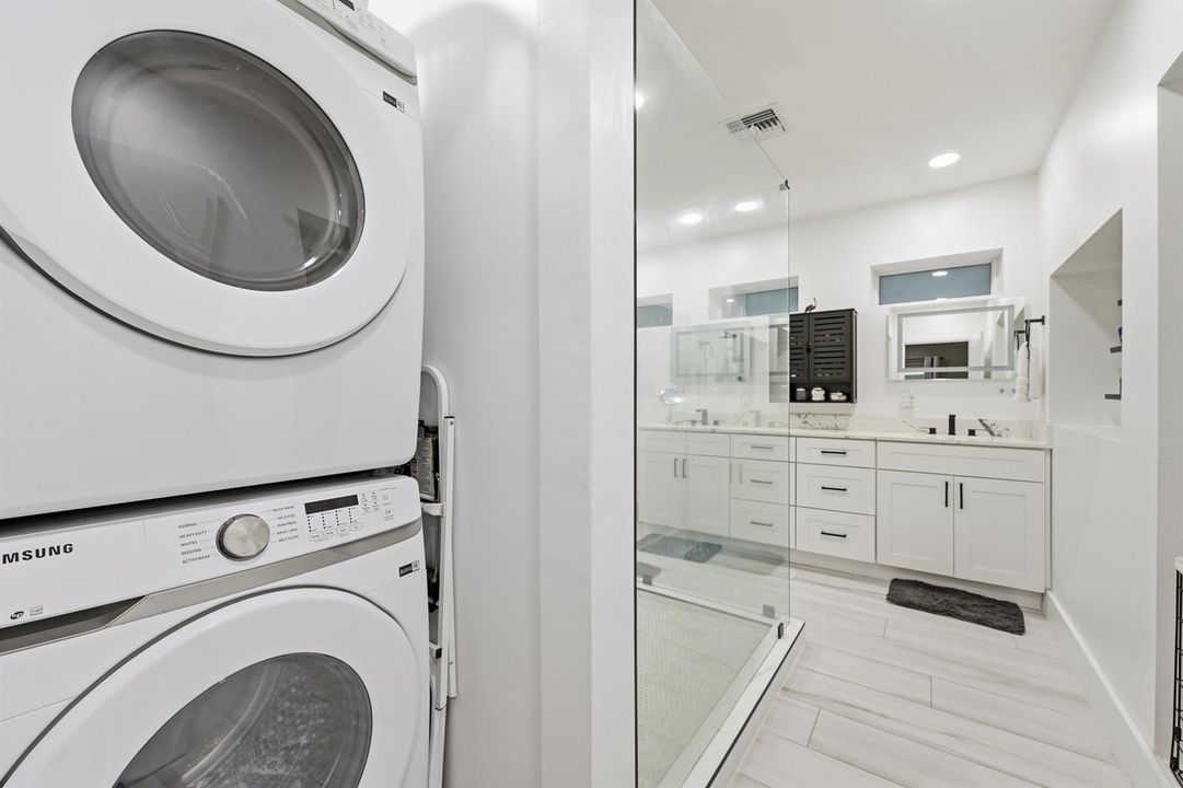 Laundry located in Primary Bathroom