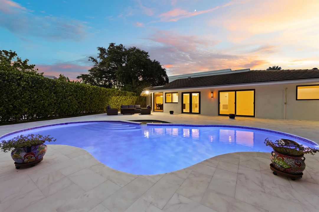 Renovated Pool, New Marble Decking