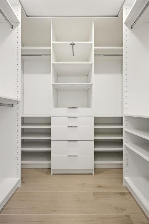 His & Hers Primary Custom Built Closets