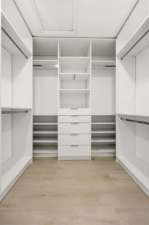 His & Hers Primary Custom Built Closets