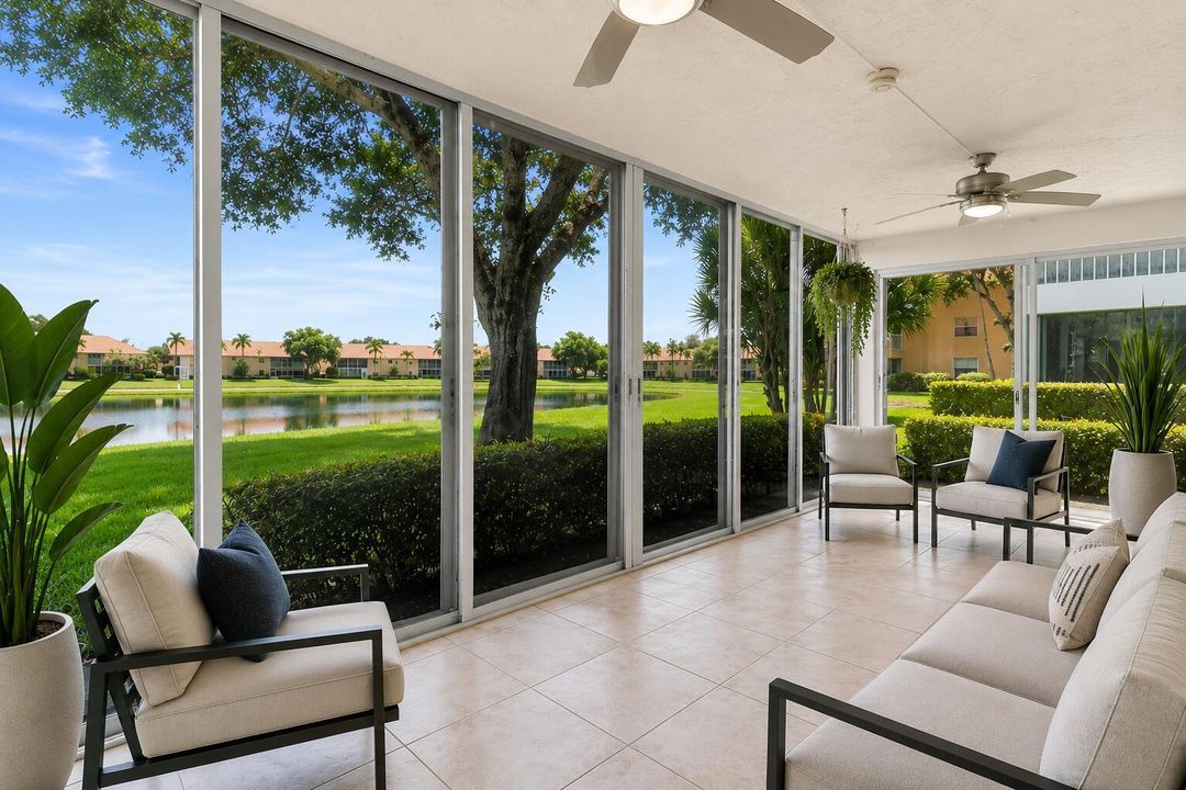 Enclosed covered Lanai