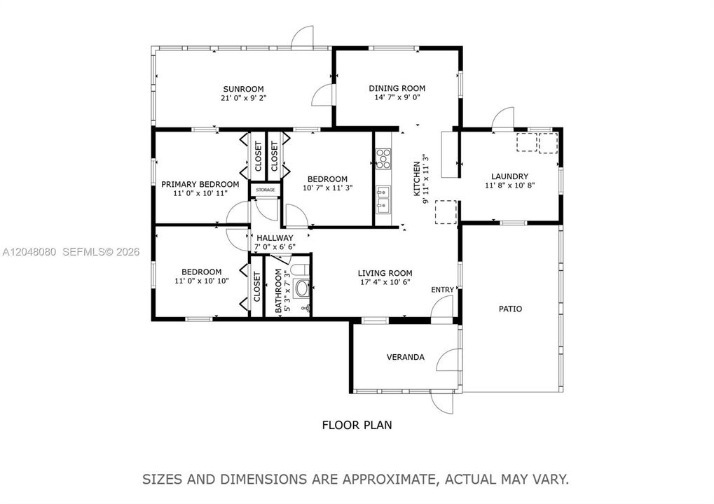 For Sale: $519,000 (3 beds, 1 baths, 1072 Square Feet)