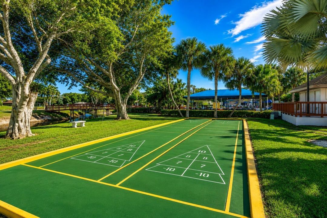 Community Shuffleboard Courts