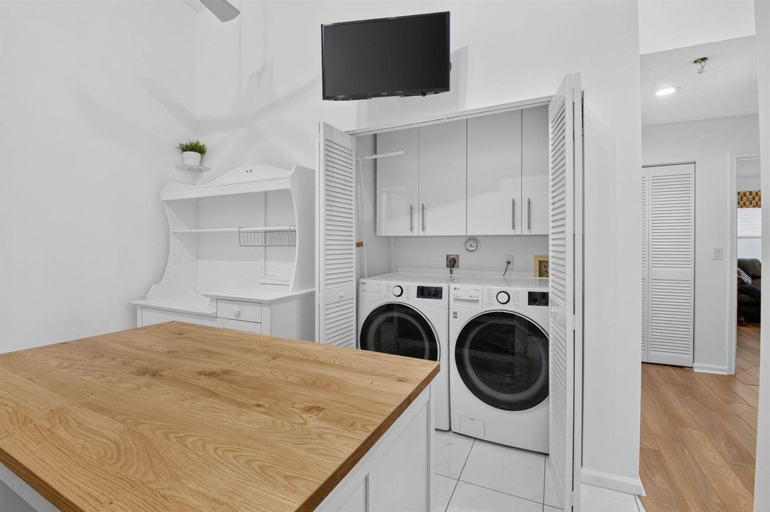 Convenient In-Unit Laundry