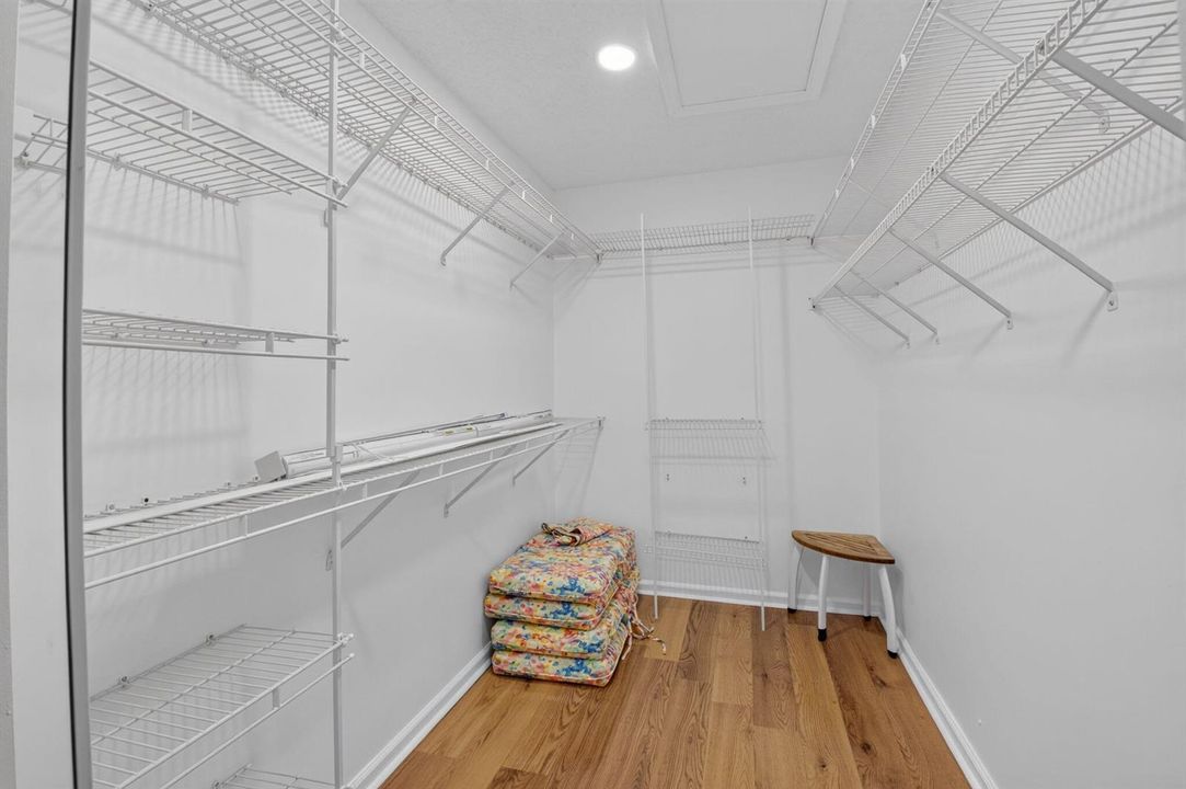 Spacious Walk-In Closet