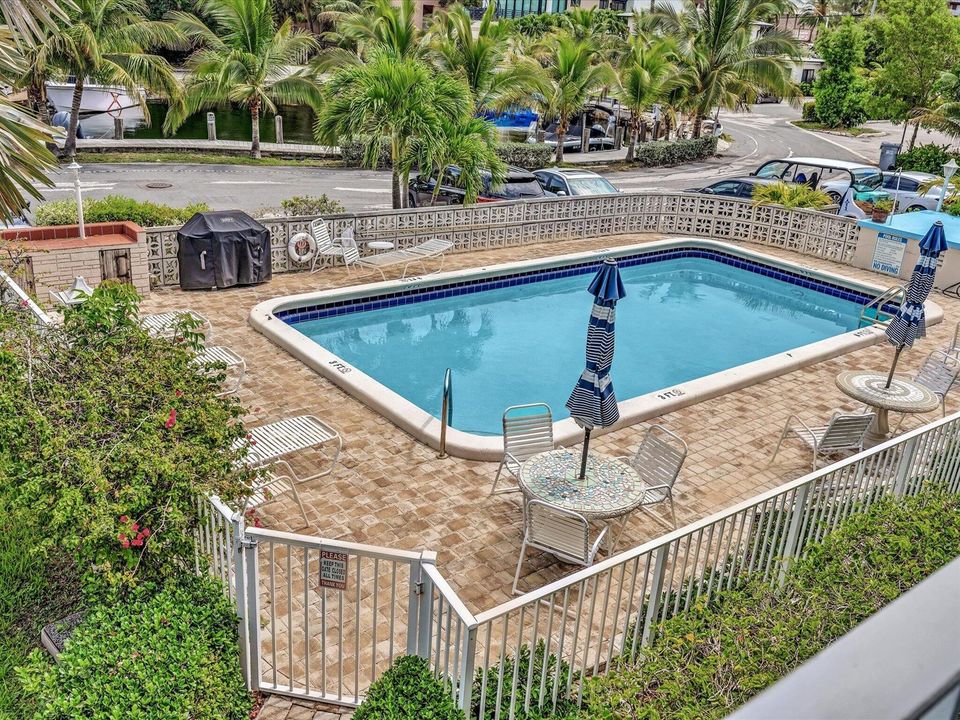 gated and private pool