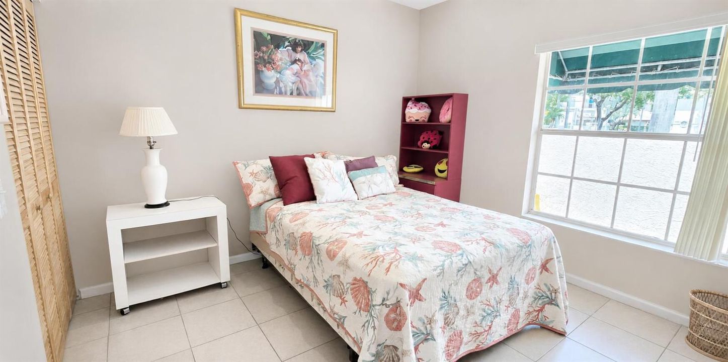 2nd bedroom overlooks front porch