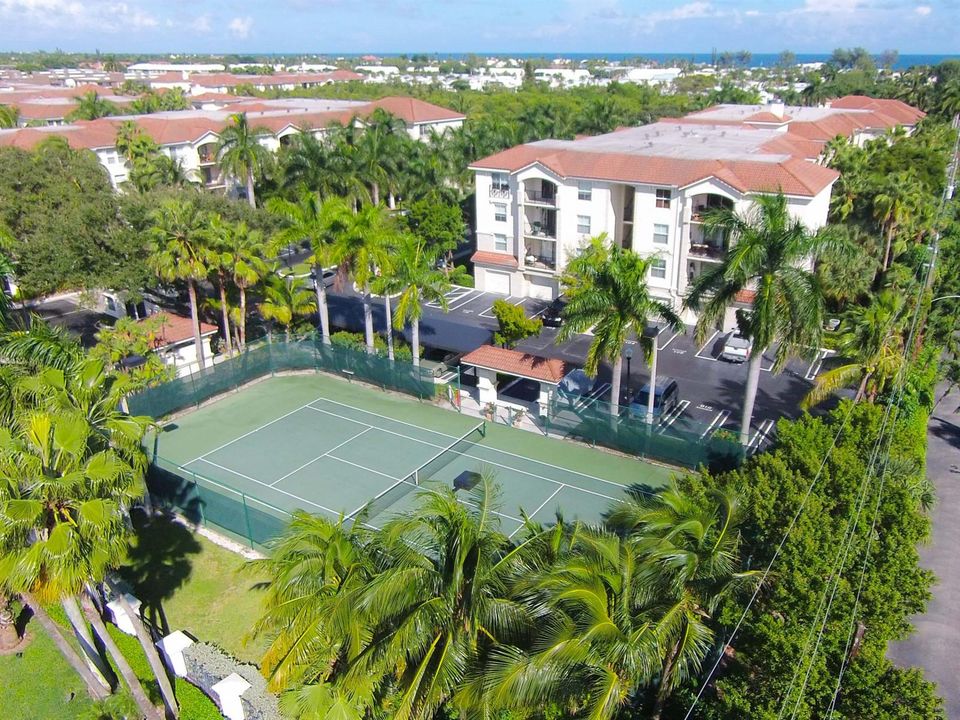 Lighted Tennis Court
