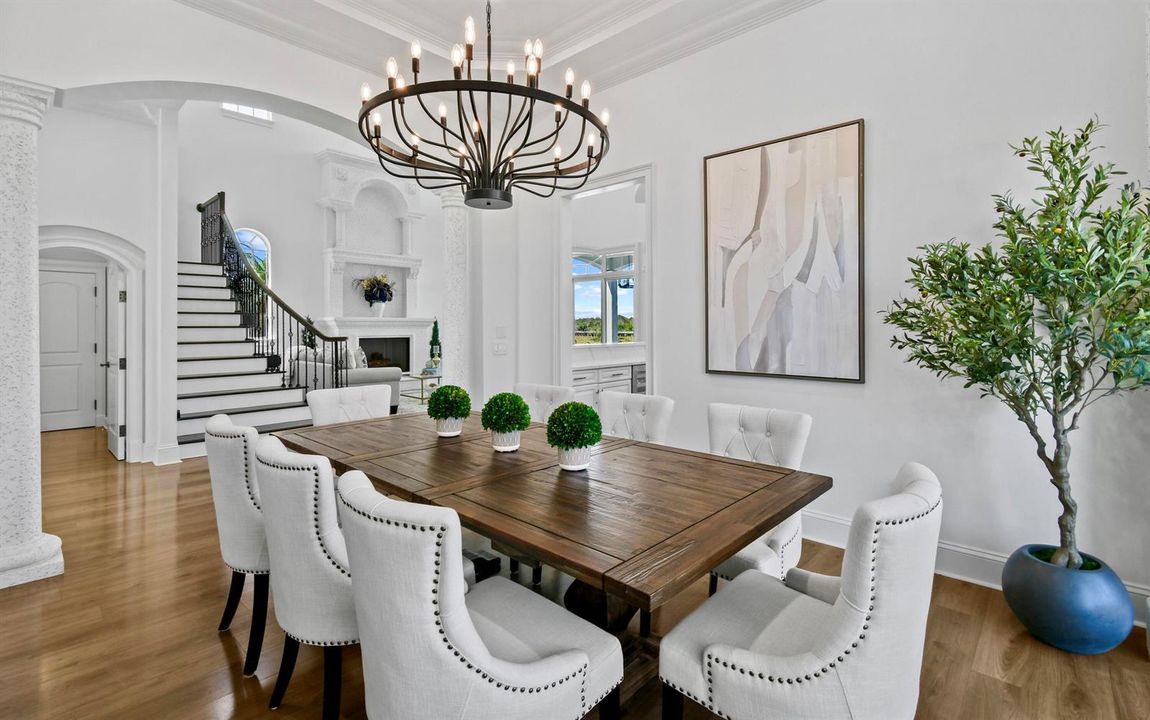 kitchen walk through from dining room