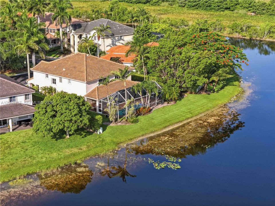 The home and the canal.