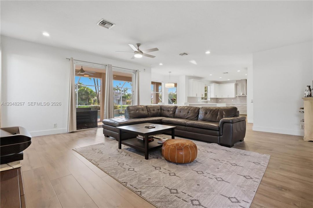 Overview of the Family Room Area
