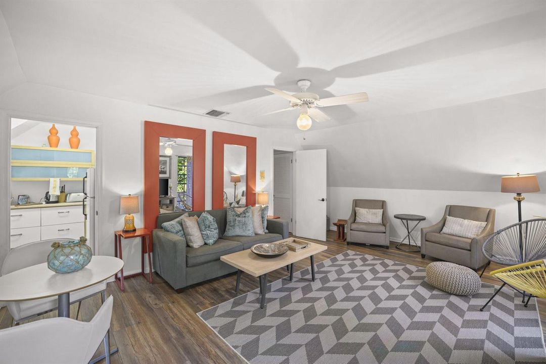 Living room of apartment over the garage