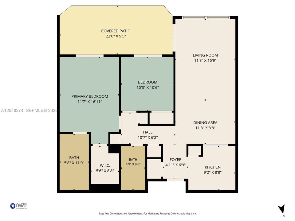 En Venta: $420,000 (2 camas, 2 baños, 945 Pies cuadrados)