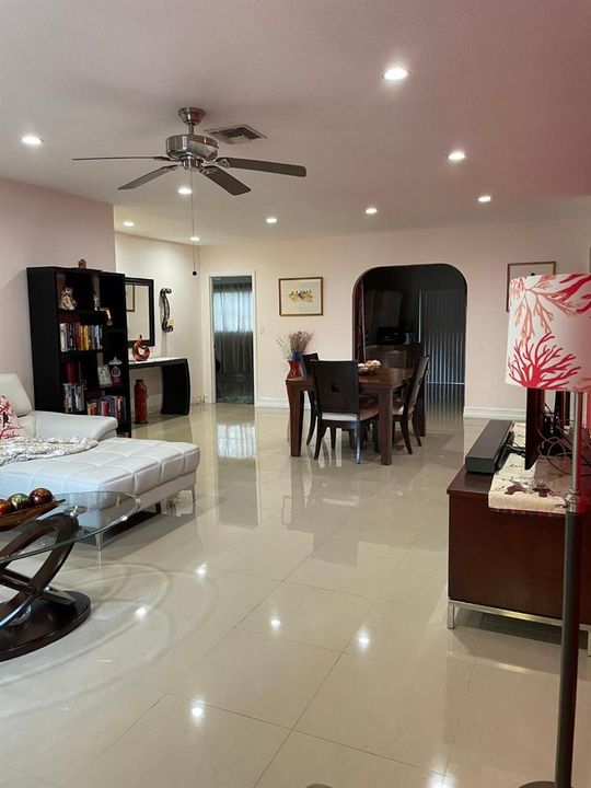 Dining and Living open