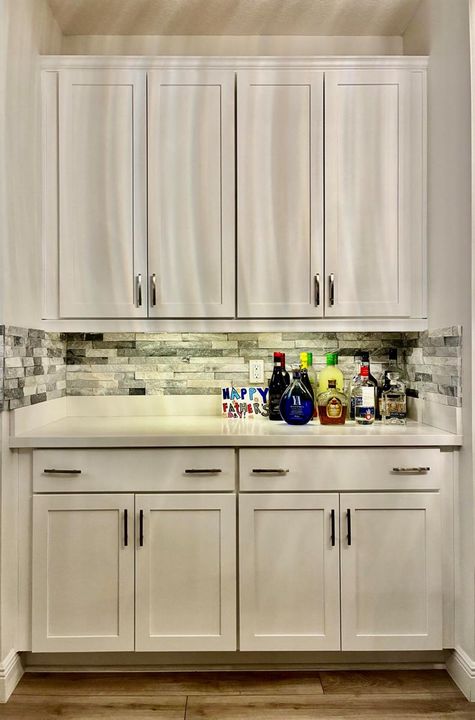 Bar with Cabinets