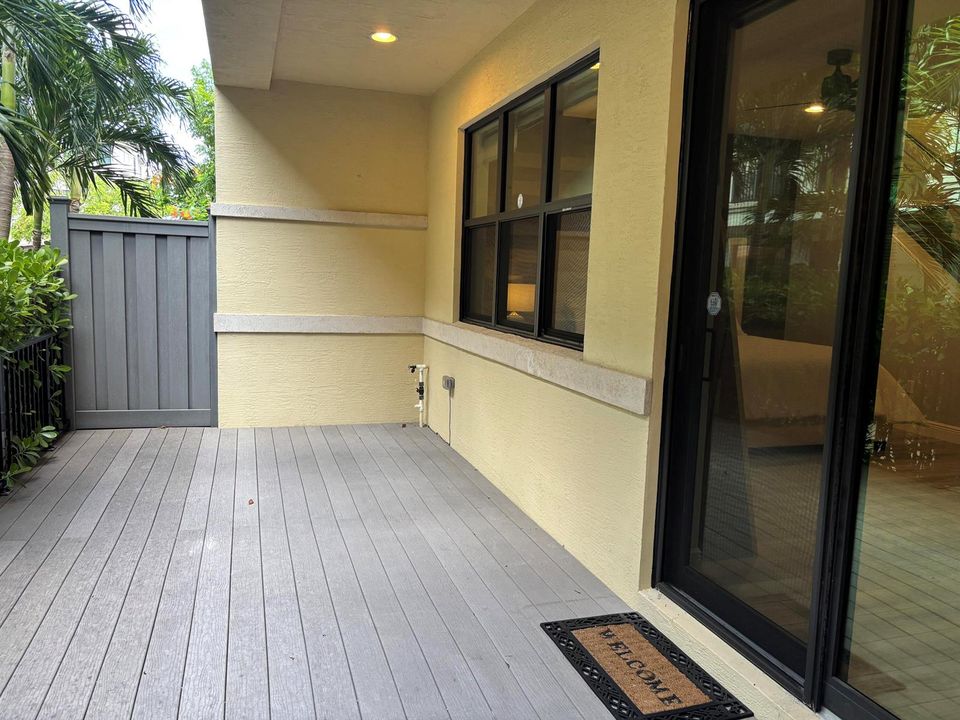 Patio on First Level