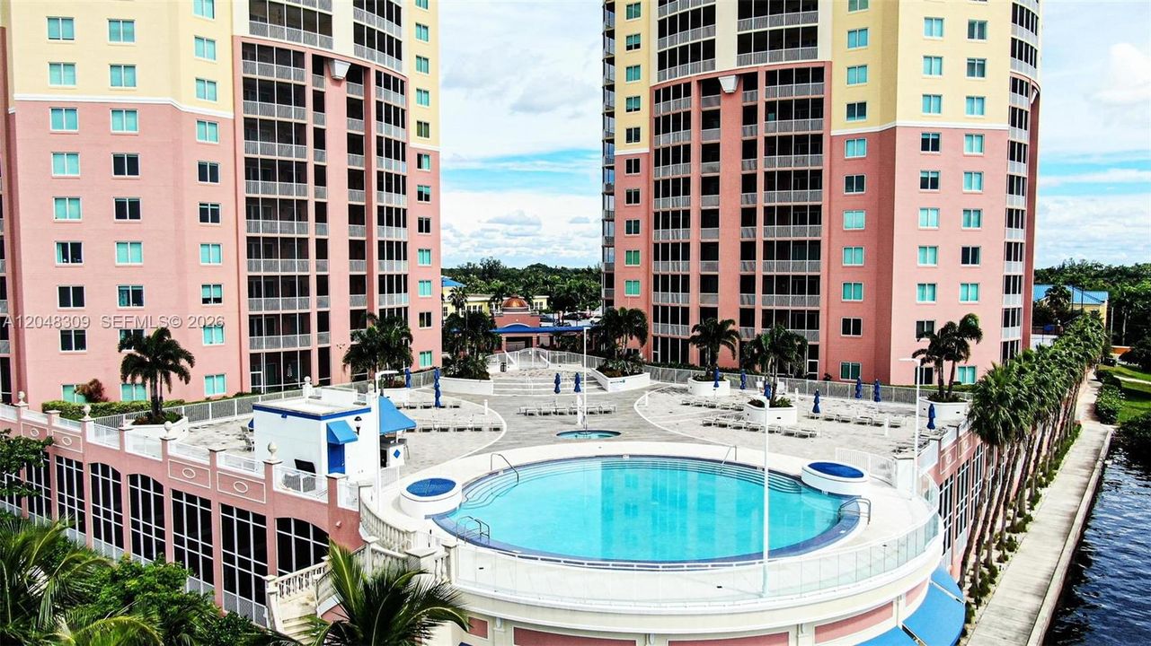 BEST VALUE IN RIVIERA! UPDATED | NO CARPET | 3+DEN | RIVER VIEWS - Imagine living in a LUXURIOUS hotel style condo on 4th floor right on THE RIVER PROMENADE in SWFL paradise!
