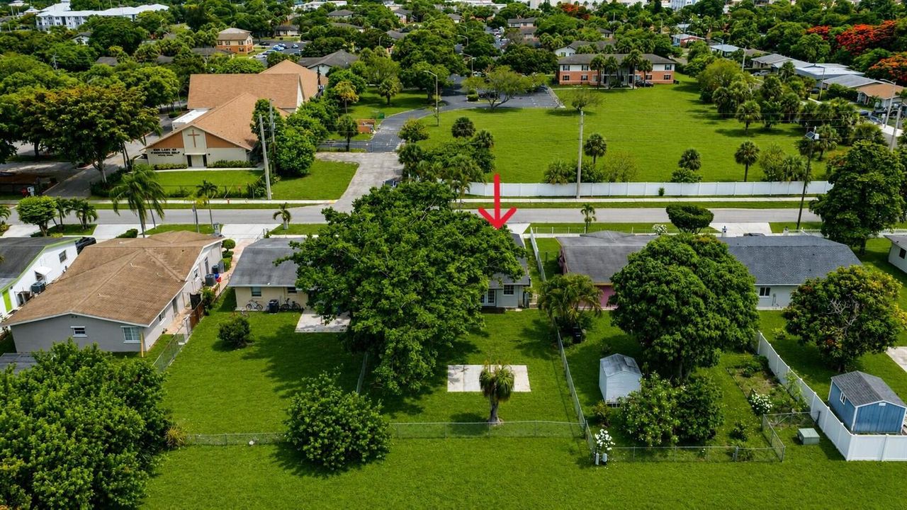 Backyard Aerial View