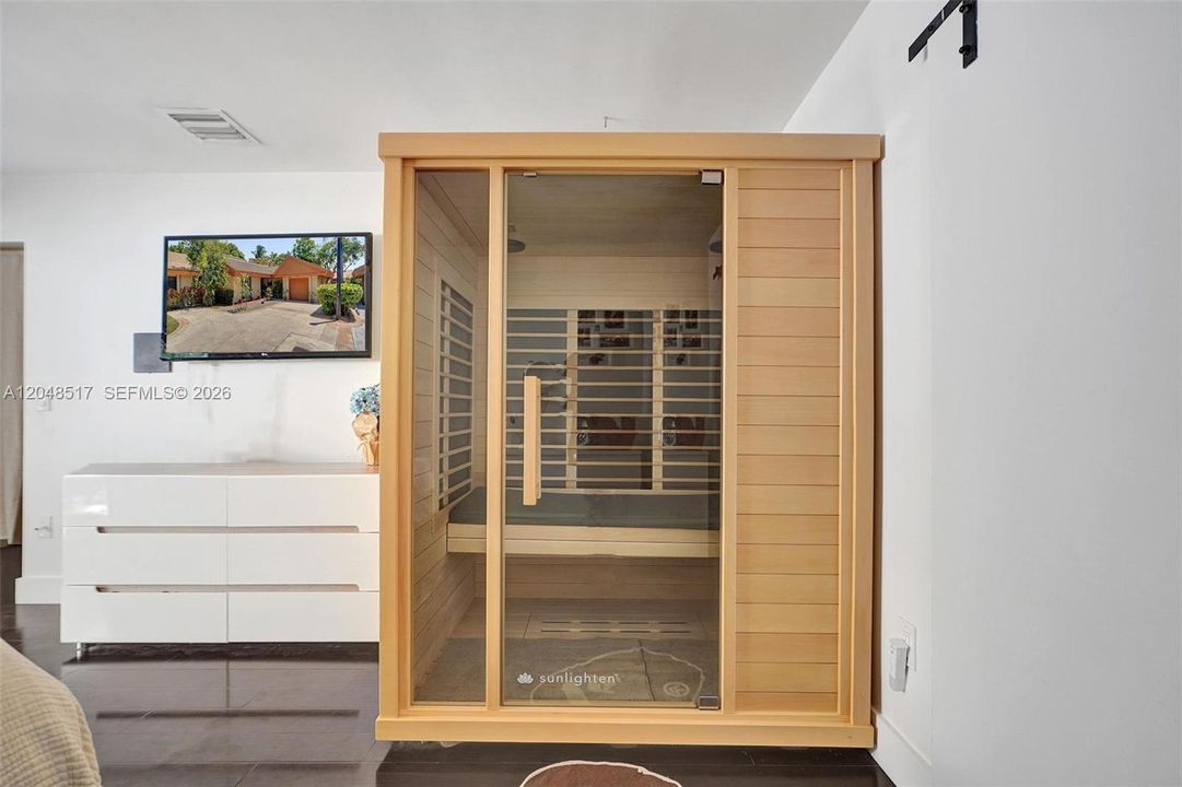 in master bedroom