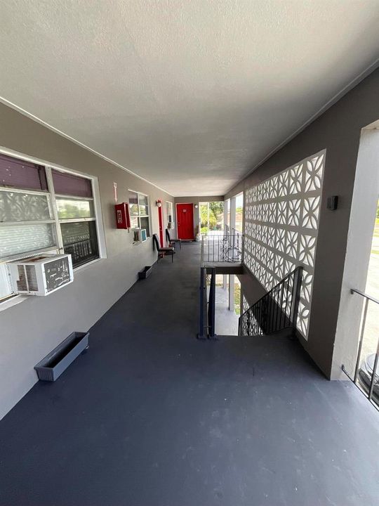 outside hallway