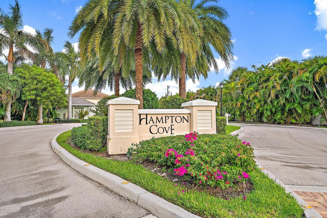 Hampton Cove Community Entrance