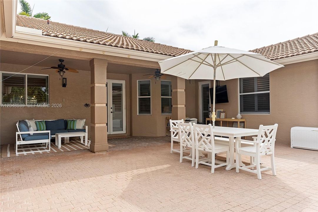 Covered patio