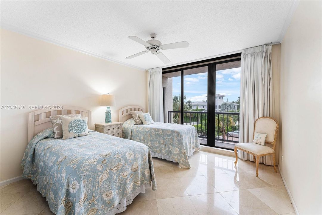 Guest Bedroom with private balcony