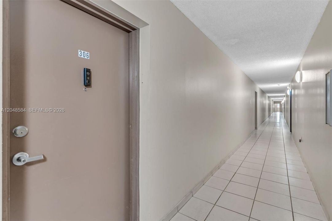 Main door and hall
