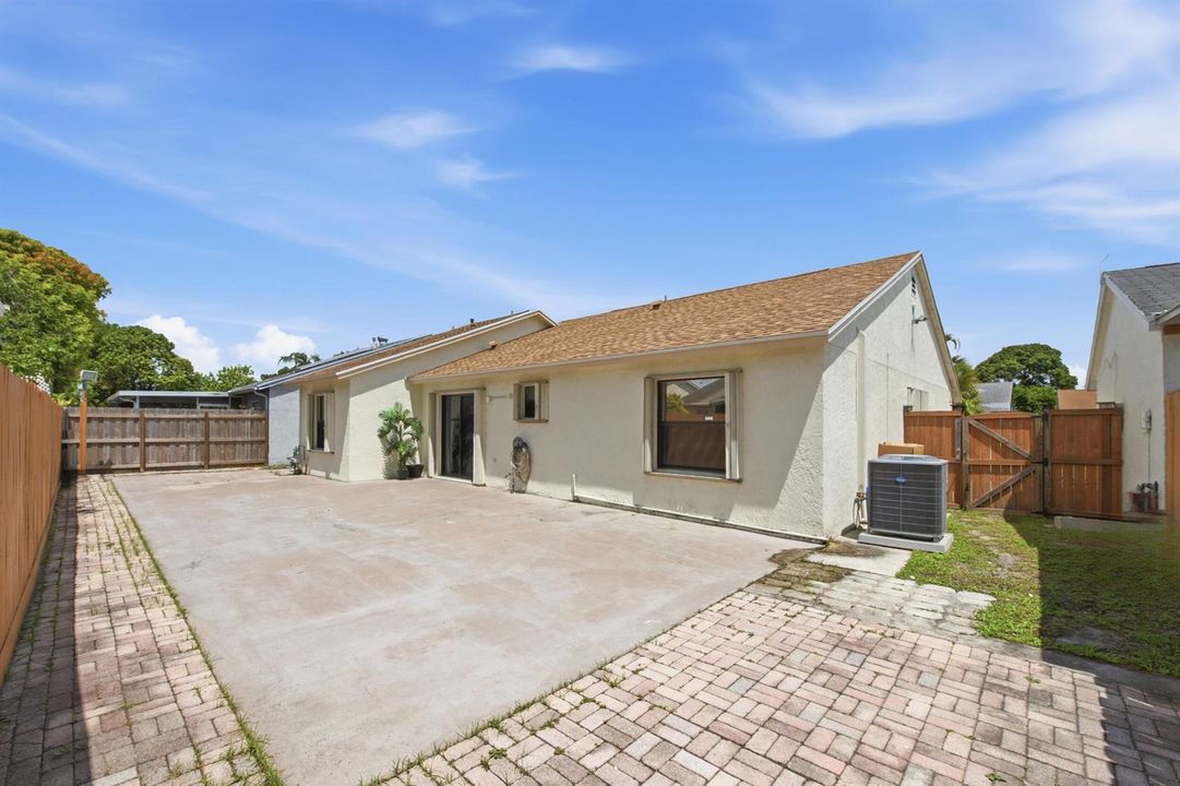 Patio and East side of house