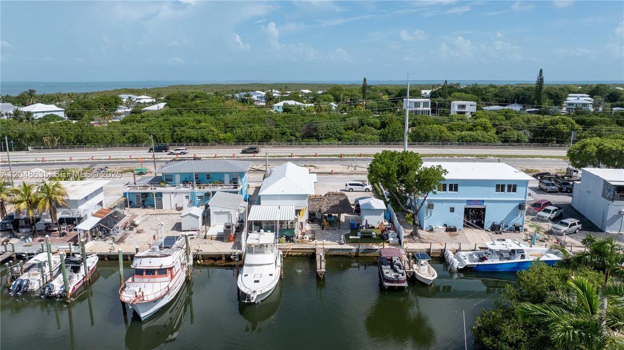 Boat slips included in sale
