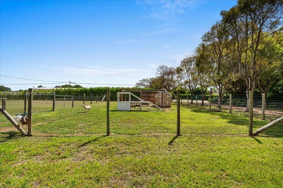 Separate Fenced Area for Garden or Animals