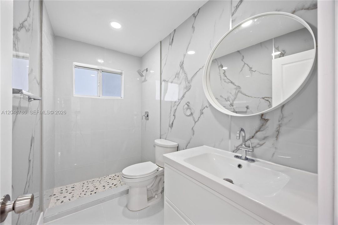 First bathroom.