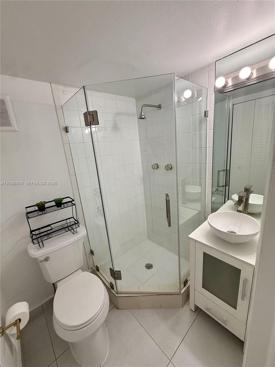 Full Bath + Closet Downstairs