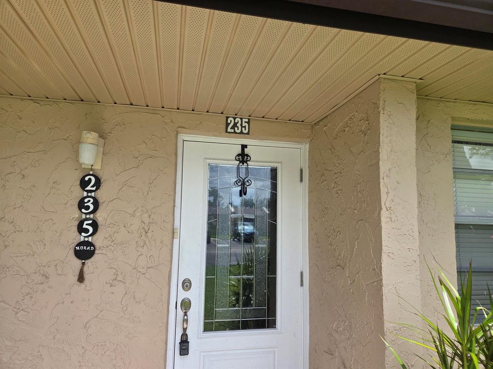 Address-Front Door