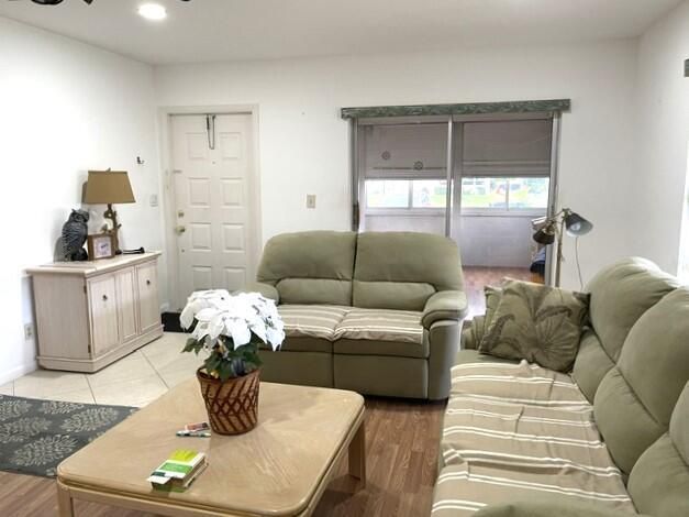 Living room and Florida room view